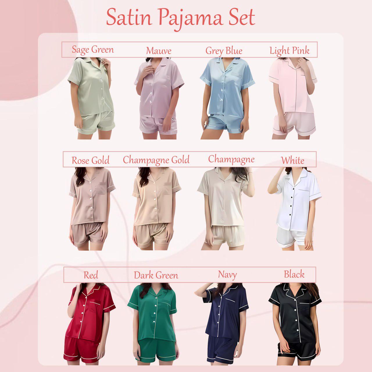 Colorful Mushroom Satin Pajamas Set, Halloween Pajamas Set, Fall Autumn Pajamas, Mystical Pajamas, Cozy Fall Pajamas Set, Family Pajamas Set