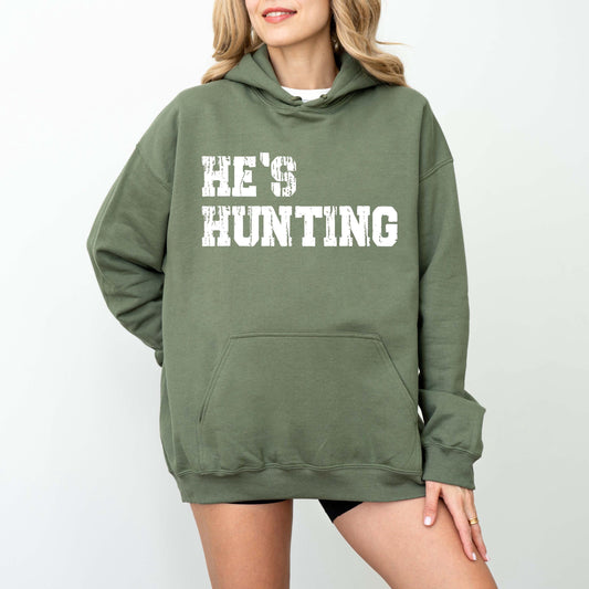 Hunting Wives Hoodie: Deer Hunter's Girlfriend Gift