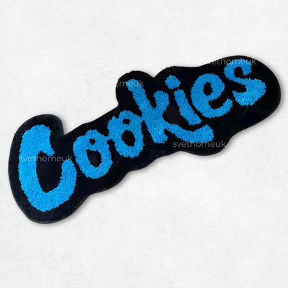 Cookies inspired rug piece for wall or floor