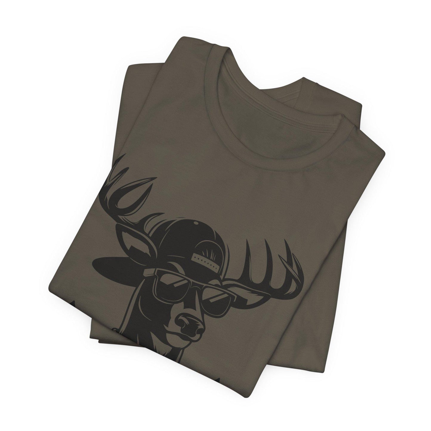 BRUH Deer Graphic Tee: Funny Hunting T-Shirt
