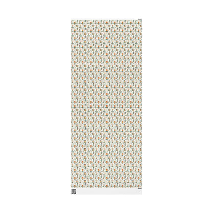 Yoga Inspired Wrapping Paper Roll with Namaste Design, Mindful Holiday Gift Wrap for Zen or Spiritual Presents #9