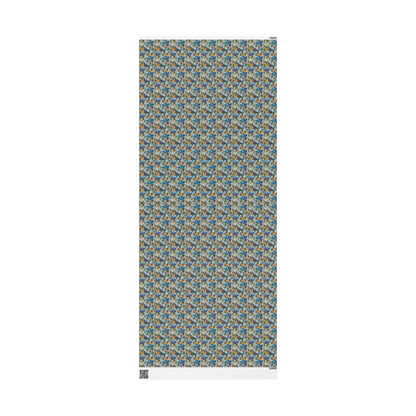 Mindfulness Inspired Yoga Wrapping Paper Roll, Namaste Holiday Gift Wrap for Meditation and Wellness Gifts #25