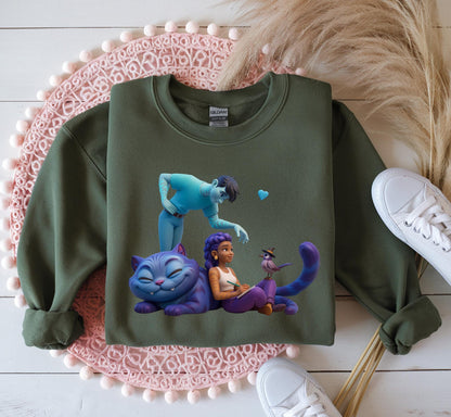 Kpop Demon Hunters Tiger Gift Shirt, Derpy the Tiger And Bird Demon Hunter Tiger Shirt, Hunters Tiger Fan, Kpop Movie Fan Gift