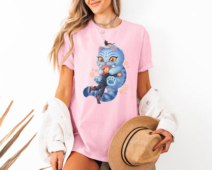 Kpop Demon Hunters Tiger Mom Shirt, Derpy the Tiger And Bird Demon Hunter Tiger Shirt, Hunters Tiger Fan, Animal Shirt, Kpop Movie Fan Gift