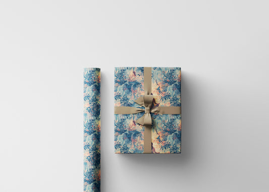 Calm Pose Wrapping Paper Roll for Yoga Lovers, Namaste and Zen Inspired Gift Wrap for Holiday Presents #23