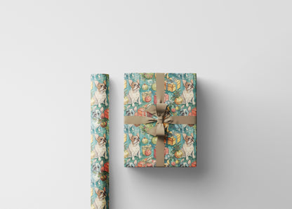 Frenchie Wrapping Paper Roll, Gift Wrap for Dog Lovers, French Bulldog Moms and Dads, Perfect for Birthdays and Holidays #5