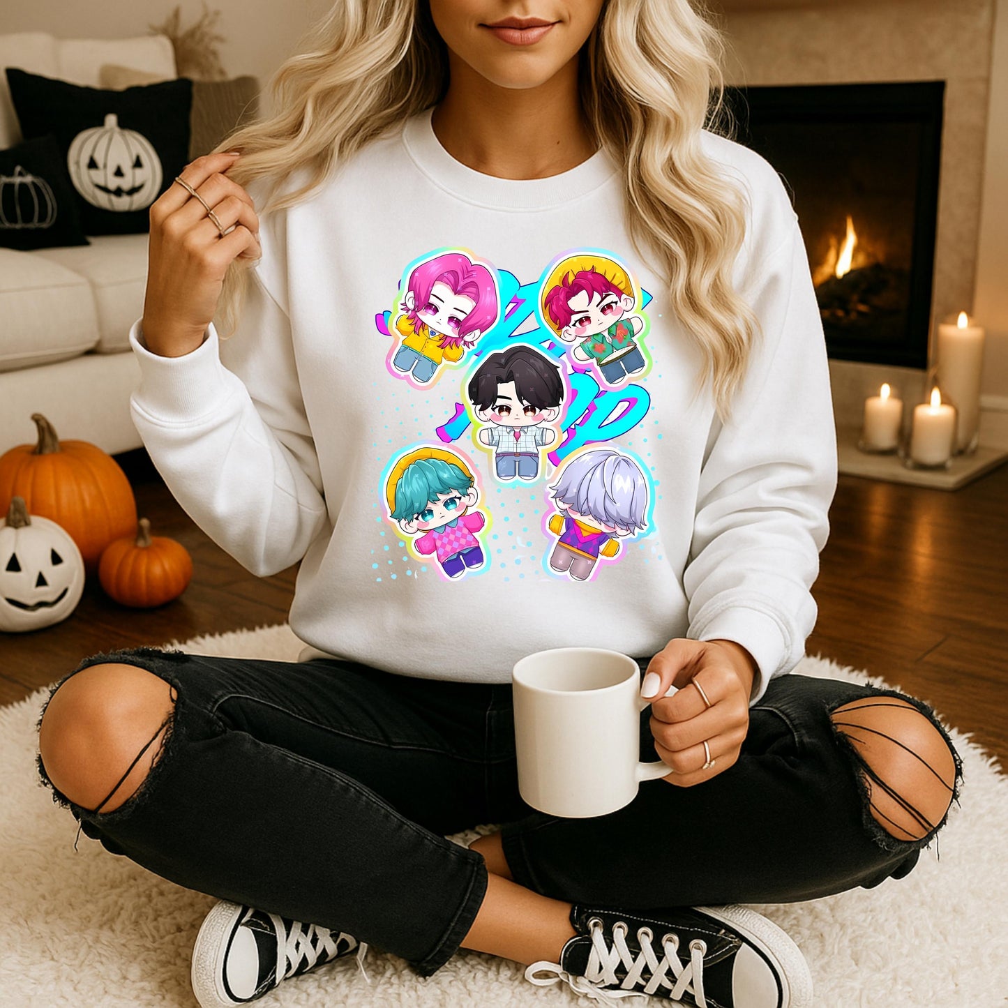 Kpop Baby Saja Doll Comfort Shirt, Cute Baby Saja Tee, Saja Demon Hunters Movie TShirt, Gift For Kpop Fan