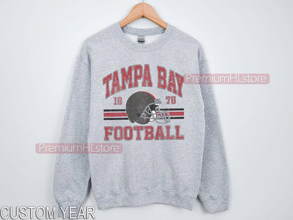 Graphic Tampa Bay Mascot Football Sweatshirt, Game Day Gift Shirt, Tampa Bay Football Fan Tee, Retro Tampa Bay Team Shirt, Sport Mascot Gift