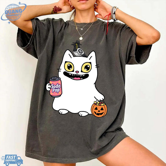 Kpop Demon Hunters Tiger Halloween Shirt, Merch Kpop Shirt, Hunters Tiger fan, Derpy Tiger And Bird Demon Hunter Tiger Tee,Cute Horror Tiger