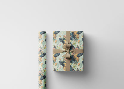 German Shepherd Christmas Wrapping Paper Roll, Holiday Gift Wrap for Dog Parents, Animal Lovers, or German Shepherd Enthusiasts #5