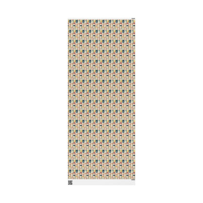 Coffee Wrapping Paper Premium Design | Watercolor Beans Gift Wrap | Coffee Addict Holiday Supplies #2