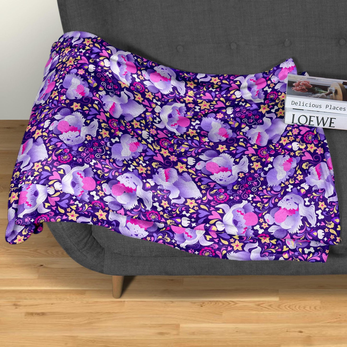 Greavard Fleece Blanket, Cozy Throw Blanket, Soft Cotton Family Blanket, Greavard Blanket Gifts