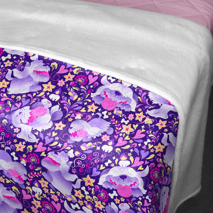 Greavard Fleece Blanket, Cozy Throw Blanket, Soft Cotton Family Blanket, Greavard Blanket Gifts