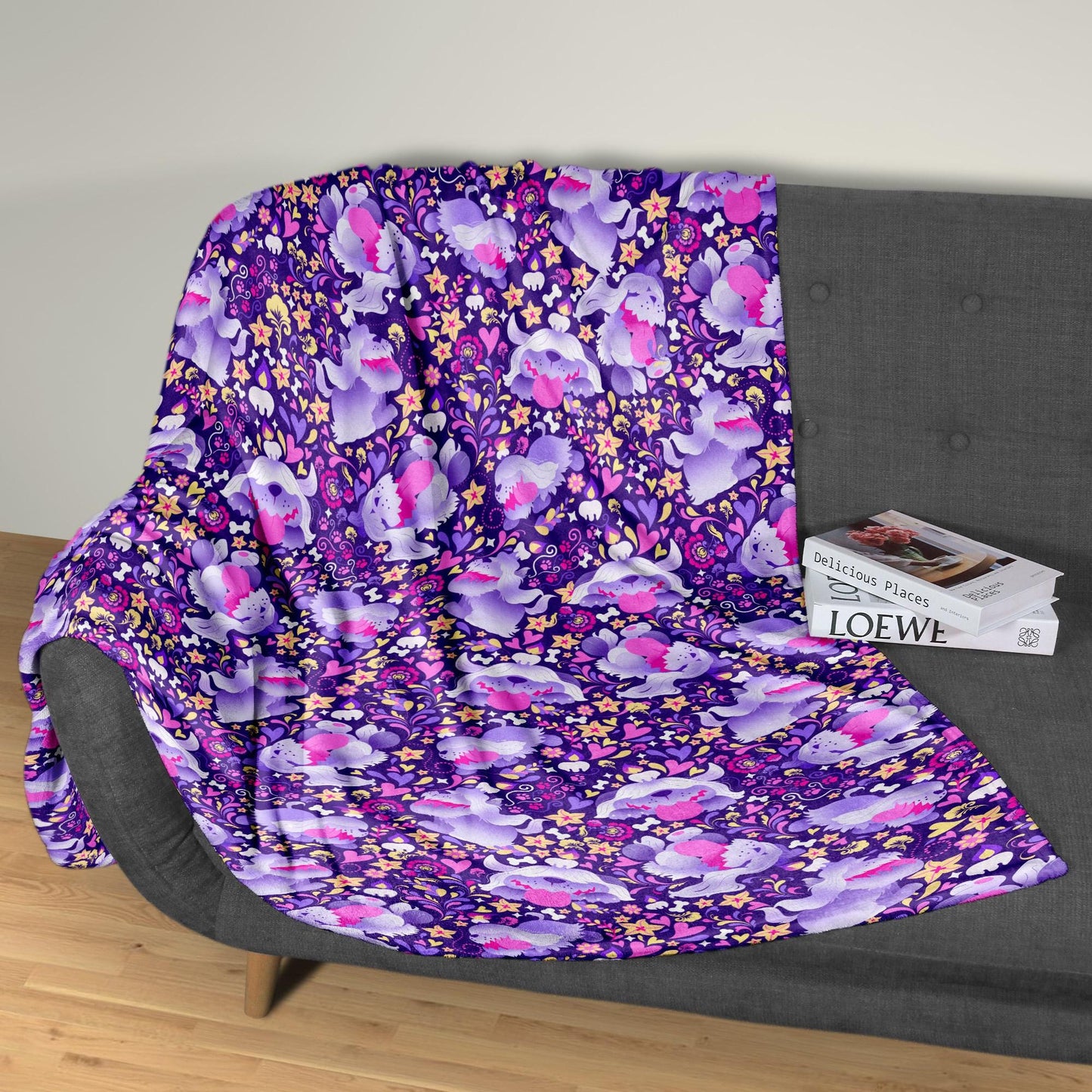 Greavard Fleece Blanket, Cozy Throw Blanket, Soft Cotton Family Blanket, Greavard Blanket Gifts