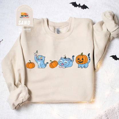 Halloween Hunter Tiger Sweatshirt, Kpop Demon Shirt, Hunter Merch, Anime Sweatshirt Design, Anime Lover Gifts, Pumpkin Fall Vibes