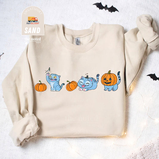 Halloween Hunter Tiger Sweatshirt, Kpop Demon Shirt, Hunter Merch, Anime Sweatshirt Design, Anime Lover Gifts, Pumpkin Fall Vibes