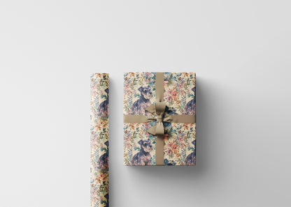 Funny Schnauzer Wrapping Paper Roll, Cute Dog Print Gift Wrap for Animal Lovers and Dog Parents with a Sense of Humor #16