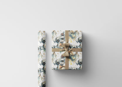 Schnauzer Themed Gift Wrap Roll, Wrapping Paper for Dog Fans, Pet Parents, and Schnauzer Obsession Gifting #18