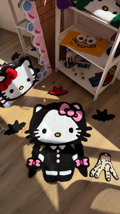 Custom Tufted Halloween Rug – Soft 3D Handmade Rug, Cute Carpet, Kawaii Girl Room Decor, Unique Gift for Her or Bedroom Mat