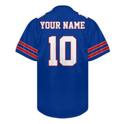 Custom Buffalo Name And Number Football Jersey, Buffalo Team Shirt, Personalized Game Day Gift, Sports Fan Jersey, Buffalo Jersey