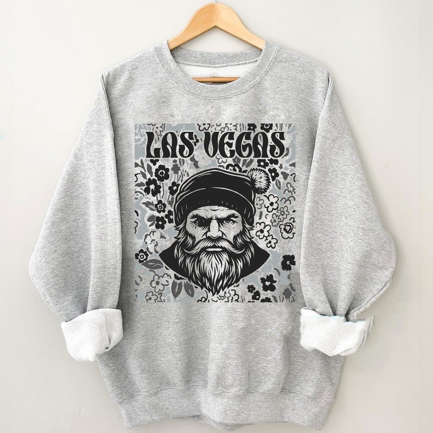 Las Vegas Team Mascot Shirt, Floral Spirit Mascot Sweatshirt, Game Day Tee, Abstract Flower Football Sports Shirt, Cheerleader Gift Shirt