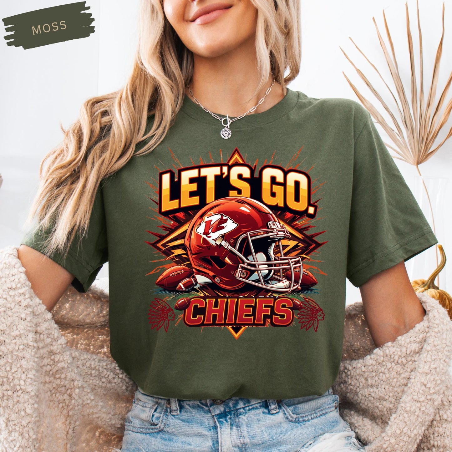 Chiefs Game Day Comfort Colors Tee,Football Season Shirt