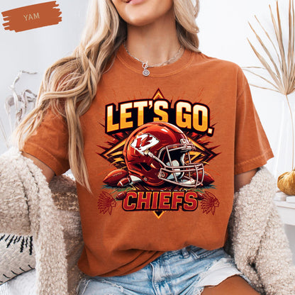 Chiefs Game Day Comfort Colors Tee,Football Season Shirt