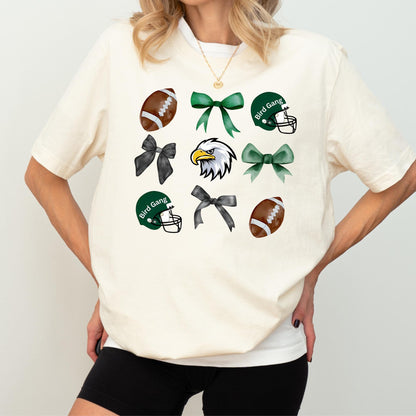 Philadelphia Eagles Coquette Bow Sweatshirt: Football Fan Shirt
