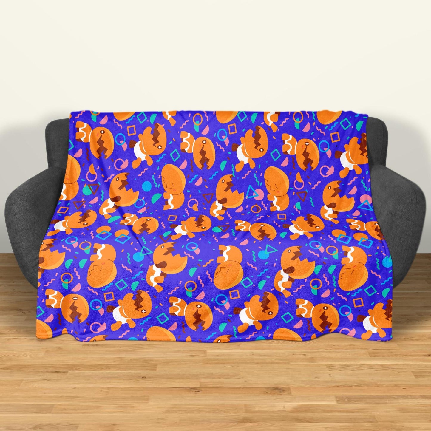 Trapinch Fleece Blanket, Cozy Soft Throw Blanket, Warm Cotton Baby Blanket, Family Blanket for Bedroom Decor, Cute Blanket Birthday Gift