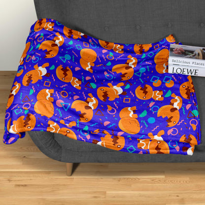 Trapinch Fleece Blanket, Cozy Soft Throw Blanket, Warm Cotton Baby Blanket, Family Blanket for Bedroom Decor, Cute Blanket Birthday Gift