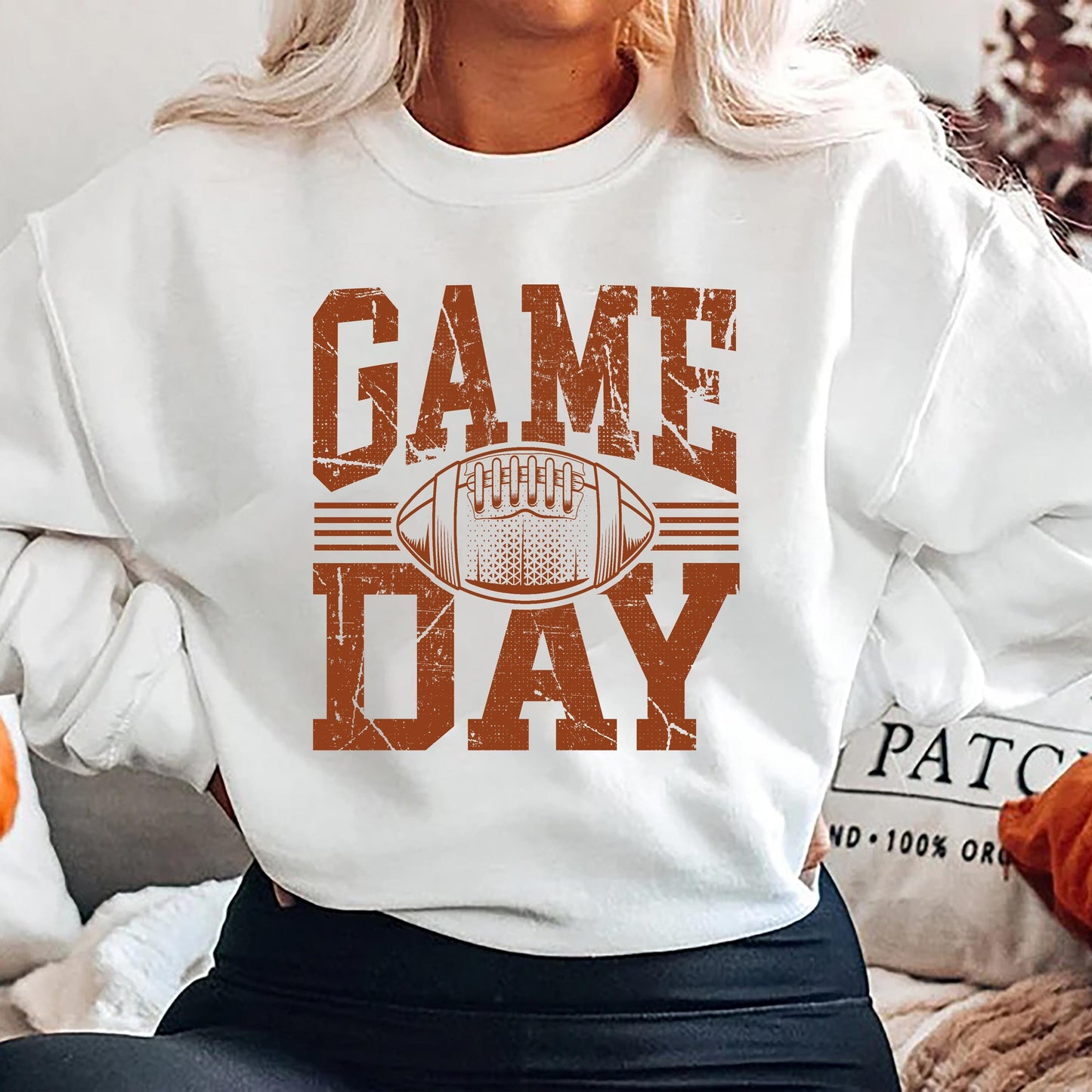 Game Day Football Sweatshirt, Vintage Sports Graphic Tee, Funny Game Day Shirt, Cozy Unisex Hoodie, Retro Football T Shirt Gift