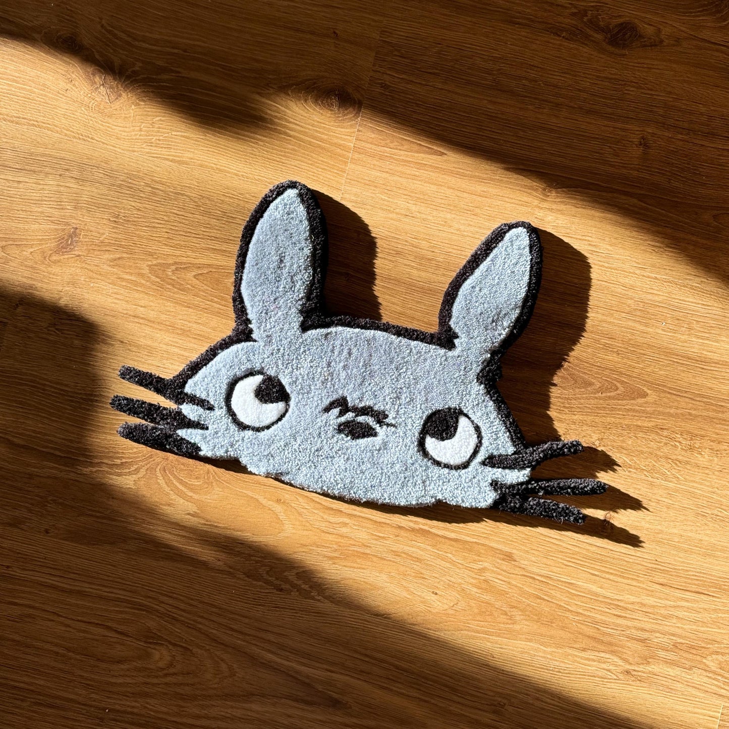 Cute Anime Character Rug | Handmade Tufted Floor Mat | Kawaii Cartoon Home Decor|custom rug/handmade rug/cartoon rug