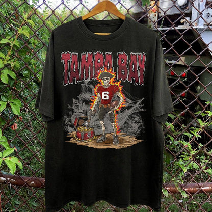 Tampa Bay Football Skull Vintage Shirt