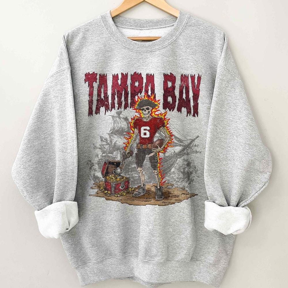 Tampa Bay Football Skull Vintage Shirt