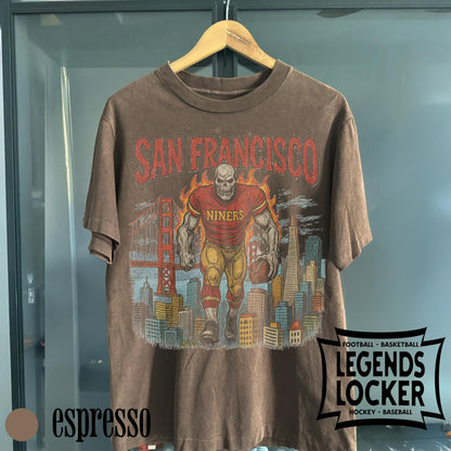 San Francisco 49ers T-Shirt, Vintage Football Graphic Tee, Retro Bay Area Sports Shirt, Gift for 49ers Fans