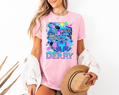 Demon Hunter Tiger Shirt, Merch Kpop Shirt, Hunters Tiger fan, Derpy the Tiger And Bird Demon Hunter Tiger Tee, Kpop Demon Hunters Shirt