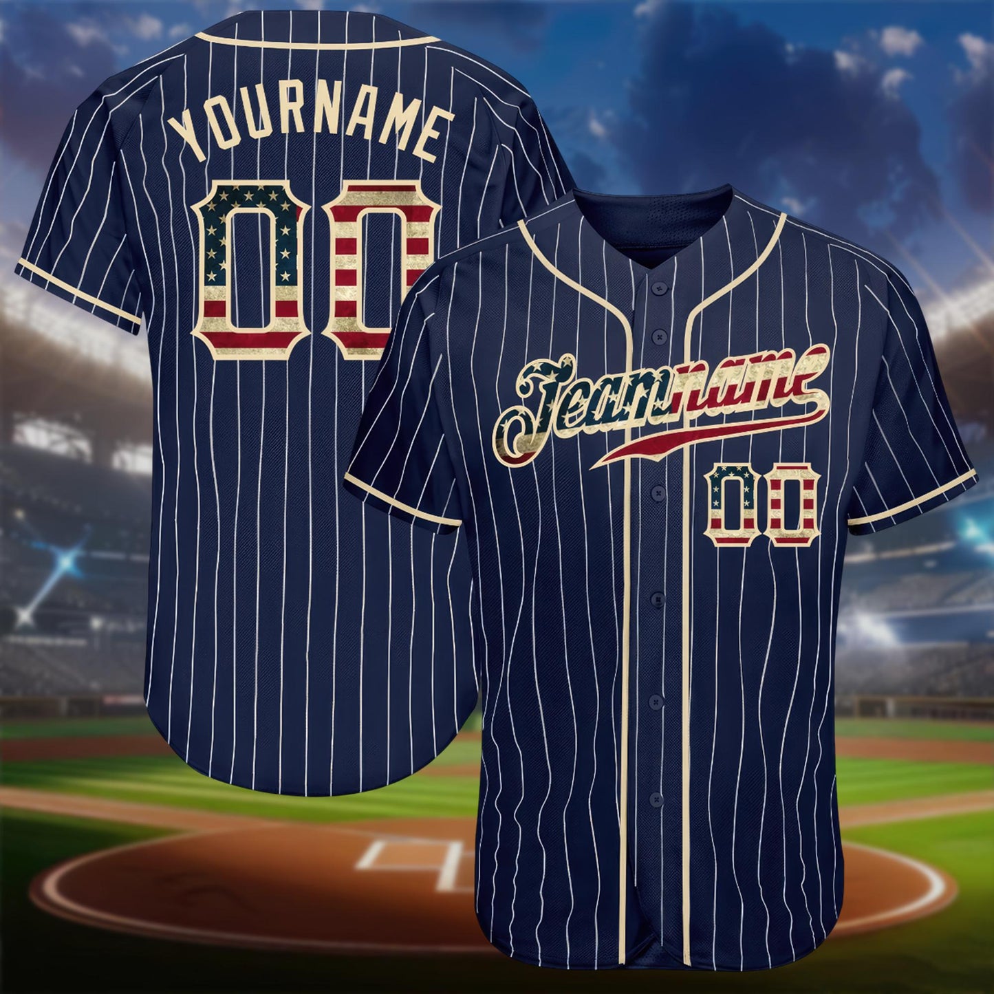 Custom Stripe Line Color Baseball Jersey For Baseball Fans, Personalized Name Team,Custom Number Baseball Team Couple Jersey