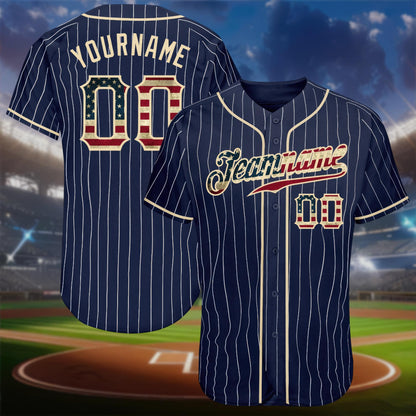 Custom Stripe Line Color Baseball Jersey For Baseball Fans, Personalized Name Team,Custom Number Baseball Team Couple Jersey