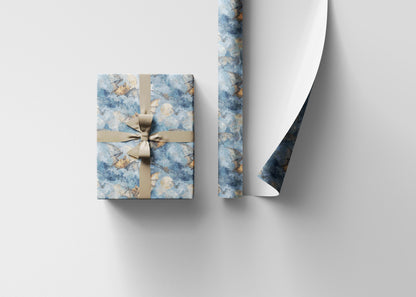 Halloween Bats and Moon Wrapping Paper Roll, Spooky Night Gift Wrap for Haunted House Parties and Witchy Holiday Presents #5