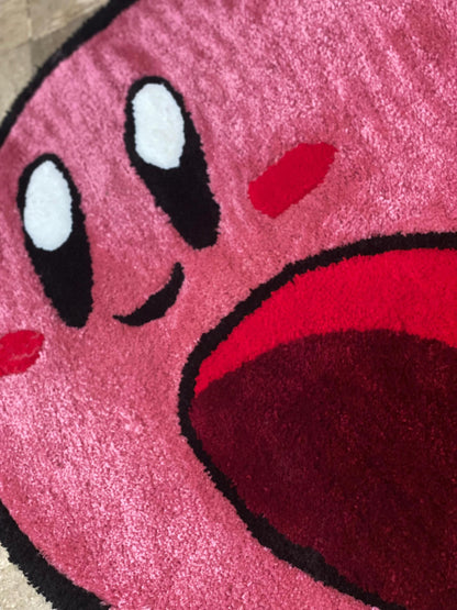 Kirby hand tufted rug, Kirby rug, Kirby custom rug