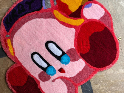 Kirby hand tufted rug, Kirby rug, Kirby custom rug