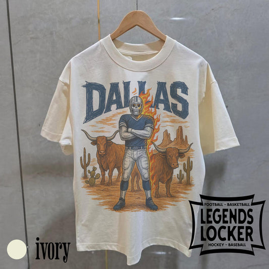 Dallas Cowboys T-Shirt, Vintage Dallas Football Graphic Tee, Retro Texas Sports Shirt, Gift for Cowboys Fans