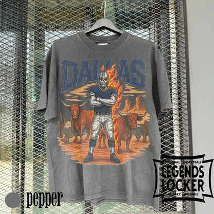 Dallas Cowboys T-Shirt, Vintage Dallas Football Graphic Tee, Retro Texas Sports Shirt, Gift for Cowboys Fans
