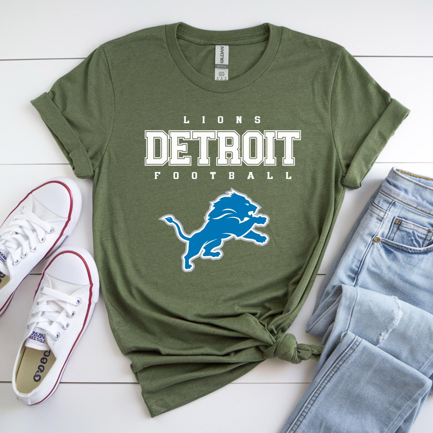 Detroit Football Retro Style Shirt, Detroit Football Sweatshirt, Detroit Football Shirt, Detroit T-shirt, Sunday Football, Gameday Shirt