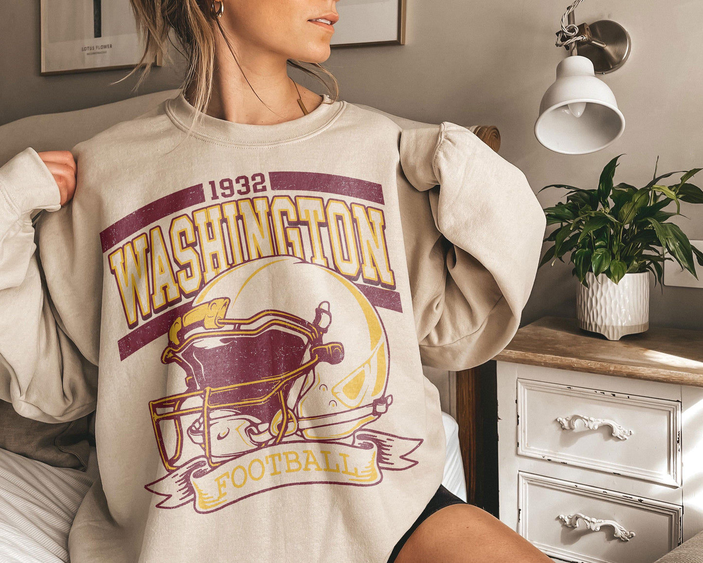 Vintage 90s Style Washington Football Vintage Sweatshirt T-Shirt, Washington Crewneck Commander Sweater, Washington Fan Gift Washington Tee