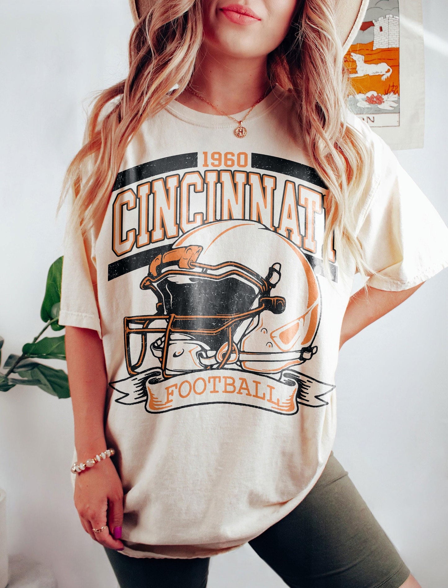 Vintage 90s Style Cincinnati Football Sweatshirt, Retro Sports Fan Shirt, Trendy Game Day, Cincinnati Sweatshirt, Cincinnati Football Shirt