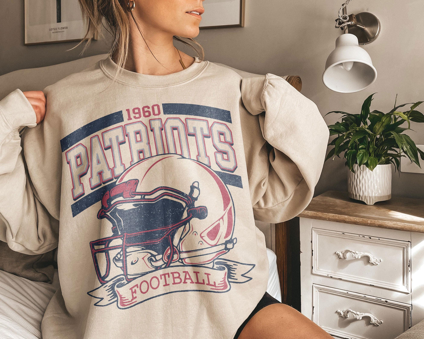 Vintage New England Football Fan Tshirt, New England Sweatshirt, New England Hoodie, Game day Football, Vintage Patriots Gift for Fans