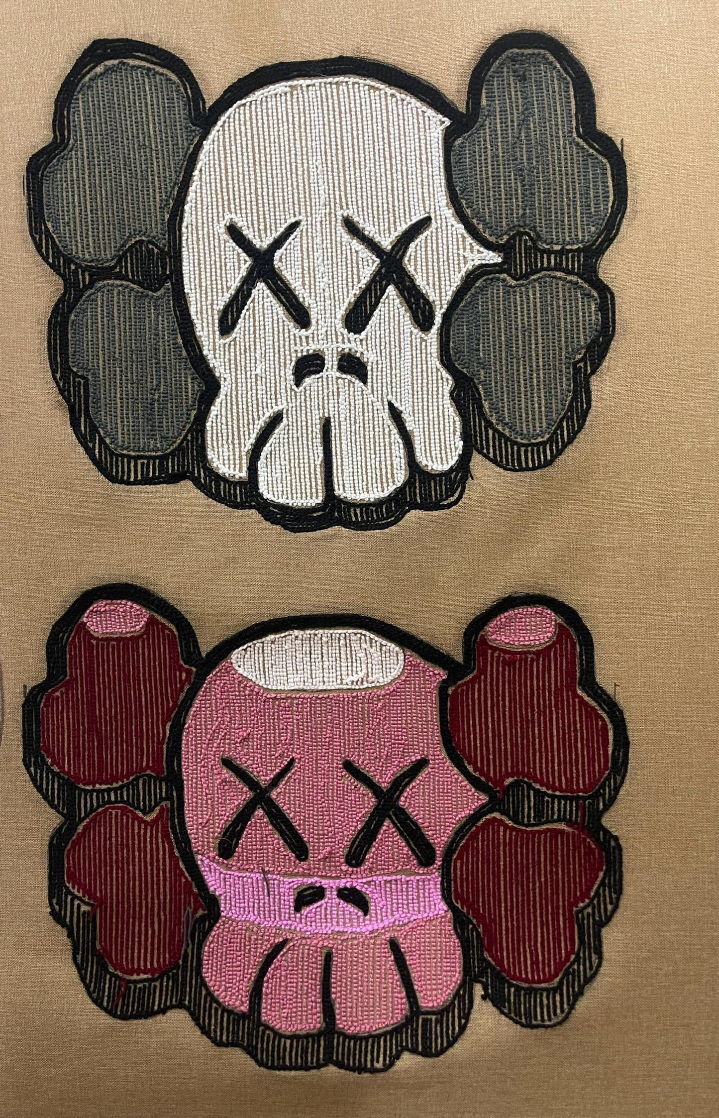 Kaws rug, custom rug, hand tufted rug, handmade rug, tufted rug, unique rug