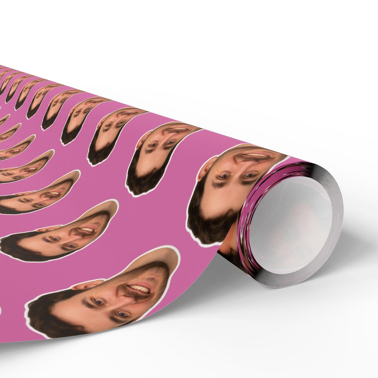 Personalized Wrapping Paper, Funny Gift for Boyfriend, Custom Face Print Gift Wrapping Paper, Unique Birthday Wrap, Gift for Girlfriend