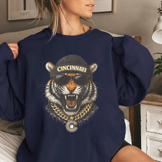 Vintage Cincinnati Football Sweatshirt, Cincinnati Game Day Shirt, Cincinnati Shirt, Game Day Shirt, Trendy Cincinnati Football Fan Gift.